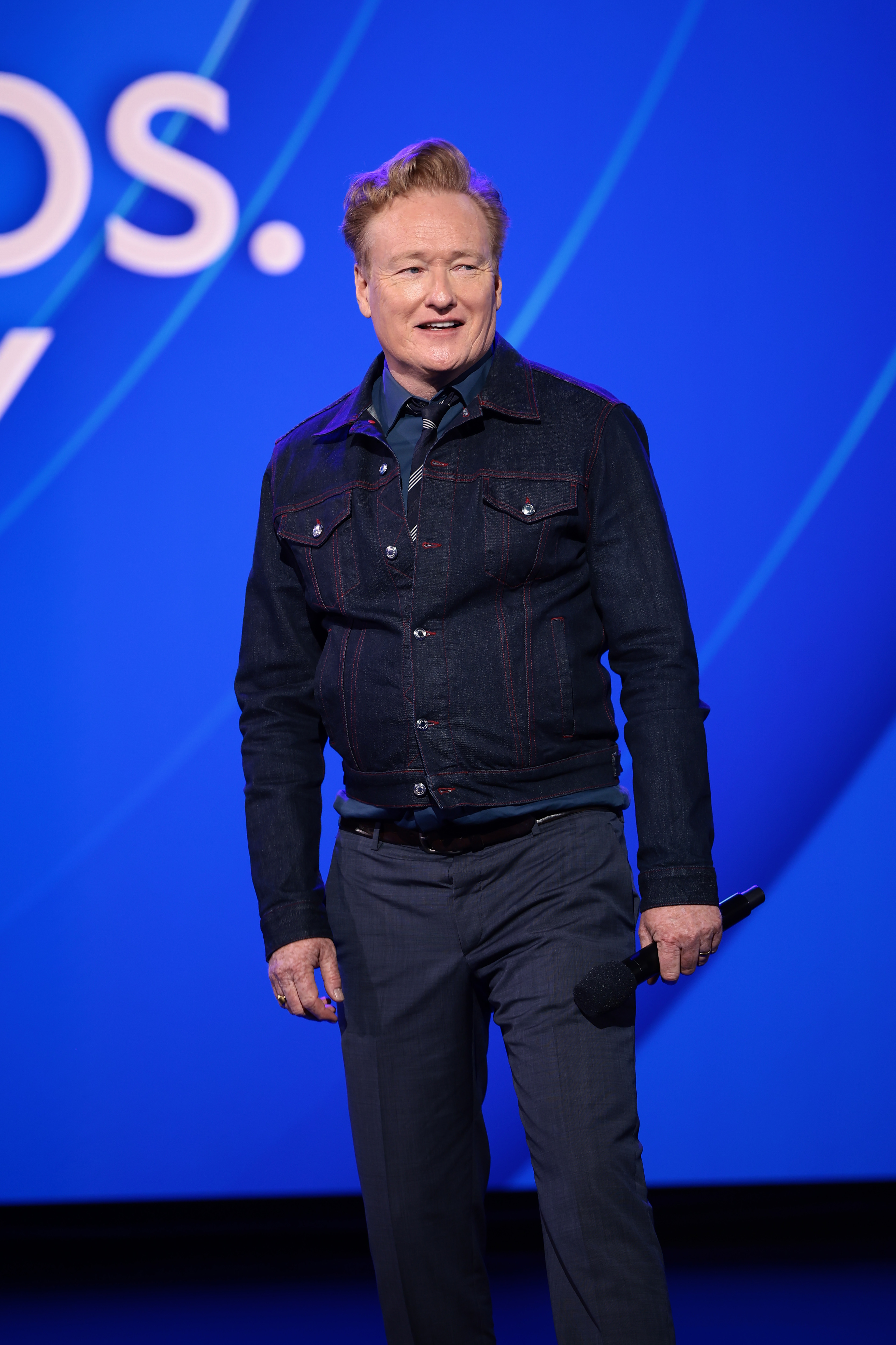 Conan O'Brien speaks onstage during Warner Bros. Discovery Upfront 2024 on May 15, 2024, in New York City. | Source: Getty Images