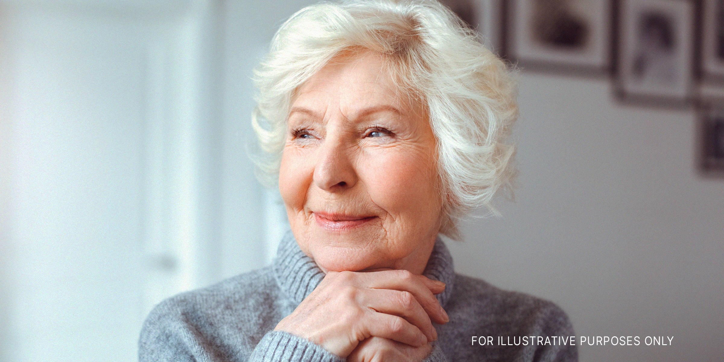 Smiling older woman | Source: Shutterstock