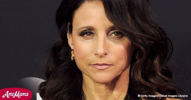 Julia Louis-Dreyfus shows her natural gray hair during a rare public outing amid cancer battle