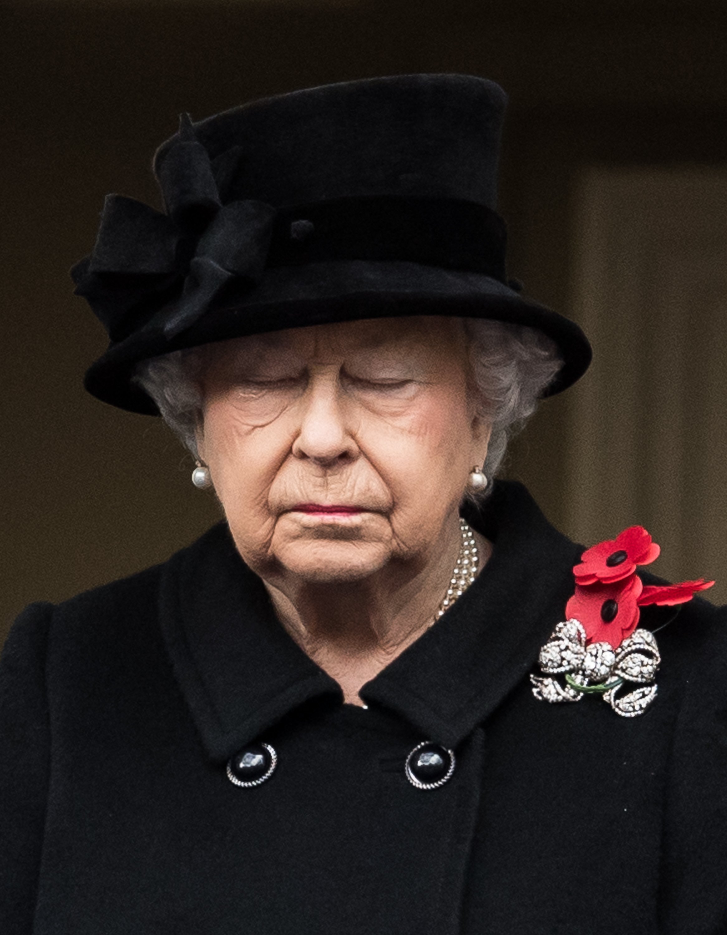 Queen Elizabeth II during the annual Remembrance Sunday Service at The Cenotaph on November 12, 2017 in London, England. | Source: Getty Images