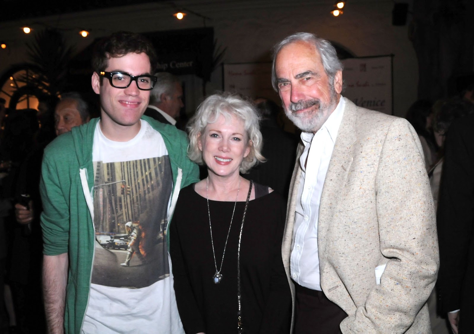 Danny Lacy, the actress, and Jerry Lacy at the opening night performance of "The Heiress" on April 29, 2012, in Pasadena, California. | Source: Getty Images