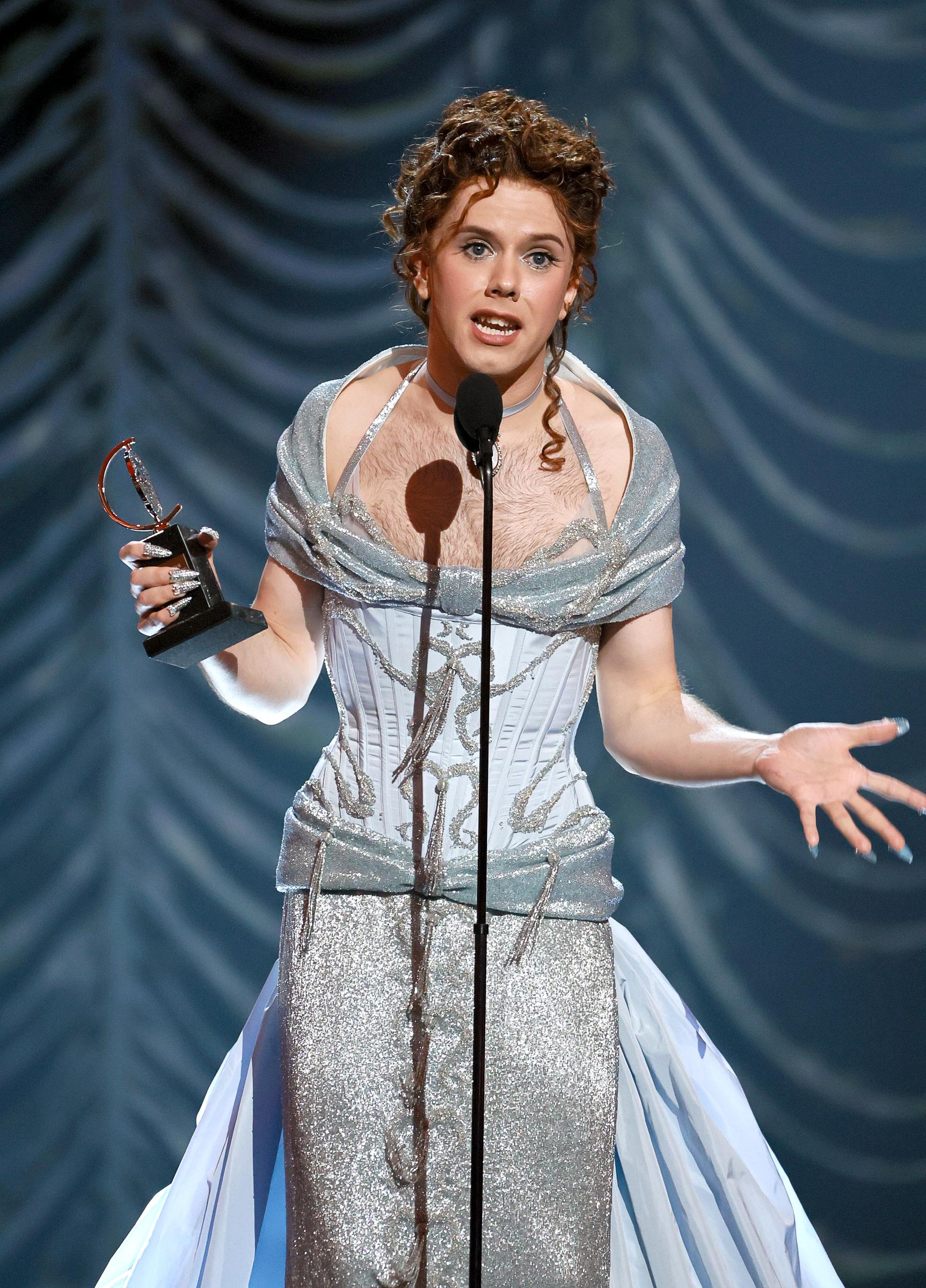 Cole Escola wins Tony Award for Best Lead Actor in a Play "Oh, Mary!" at Radio City Music Hall, New York on June 8, 2025.