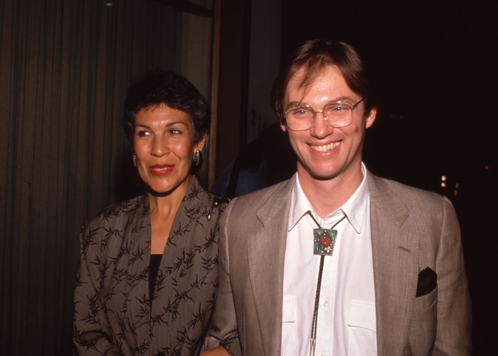 Alma Gonzales and Richard Thomas circa 1980s. | Source: Getty Images