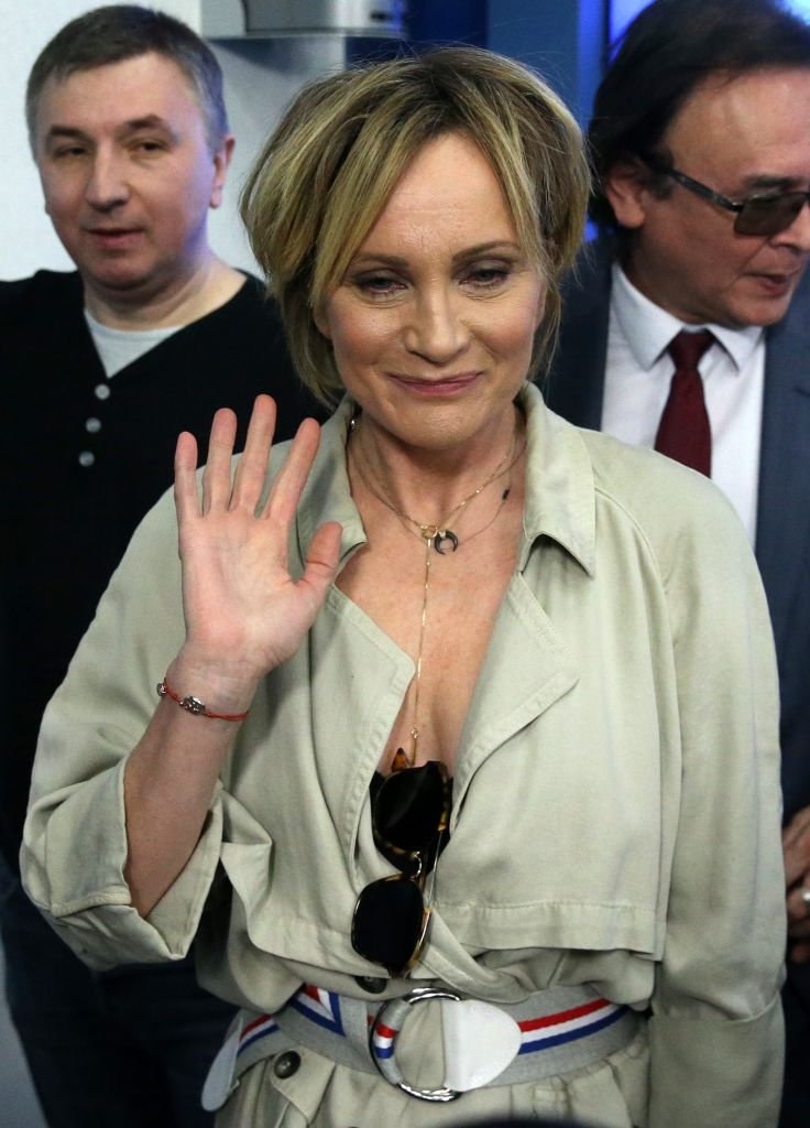 Patricia Kaas lors de sa conférence de presse le 8 novembre 2017 à Moscou. | Photo : Getty Images Patricia Kaas lors de sa conférence de presse le 8 novembre 2017 à Moscou. | Photo : Getty Images