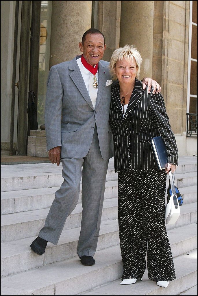 Henri Salvador et son épouse Catherine Salvador, en 2006. | Photo : Getty Images