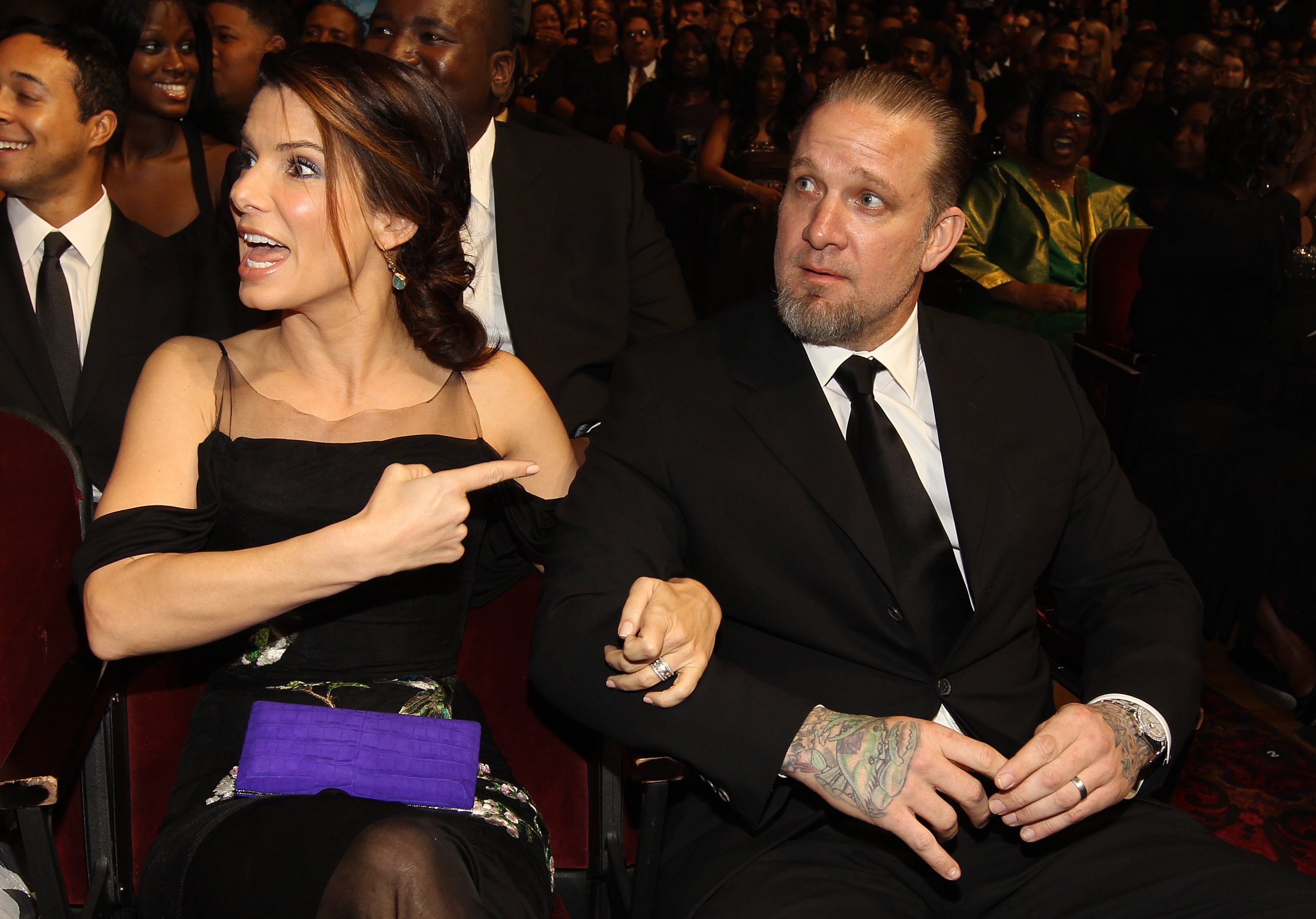 Sandra Bullock and Jesse James at the 41st NAACP Image awards on February 26, 2010 in Los Angeles, California | Source: Getty Images