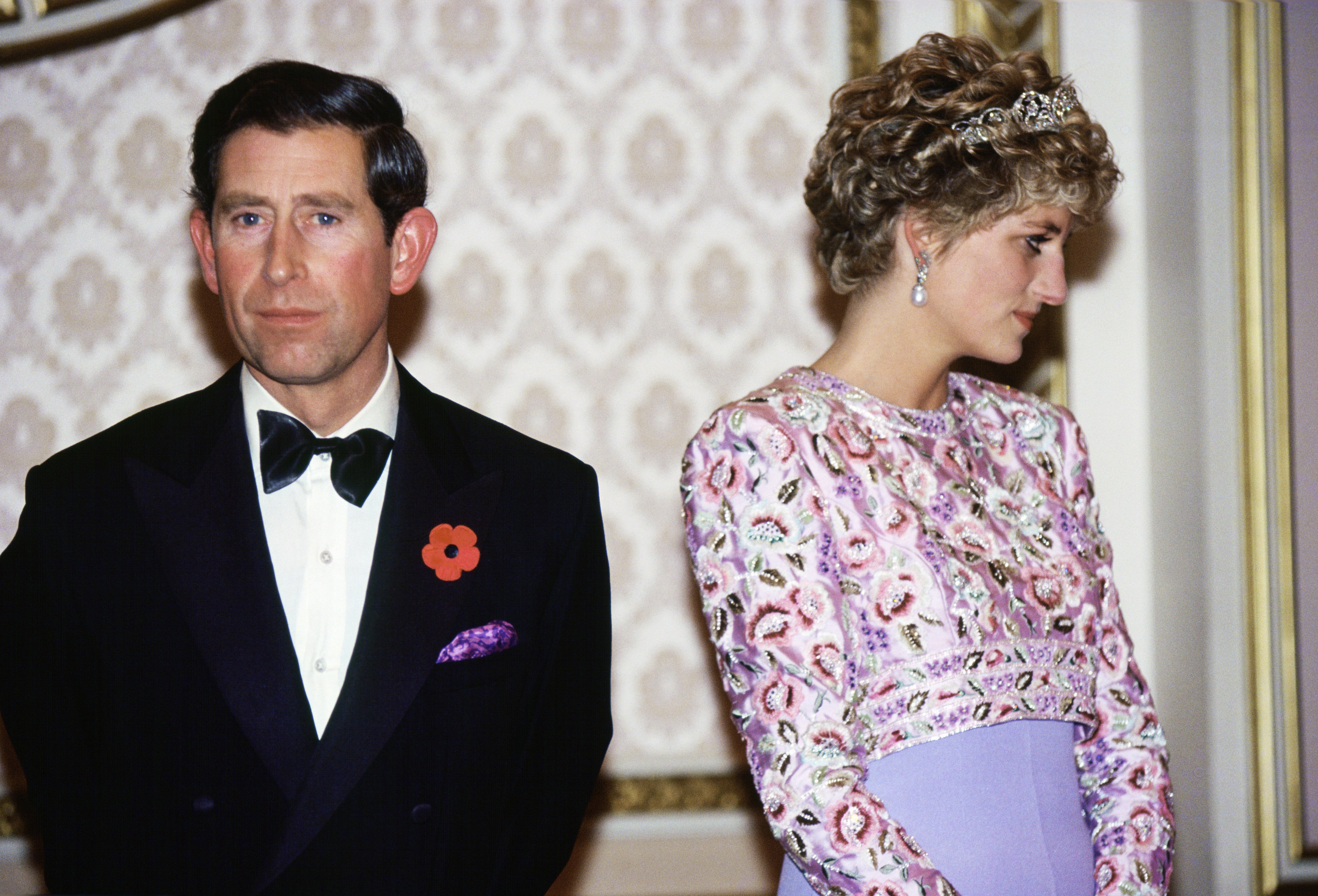 Prince Charles and his wife Princess Diana photographed on their last official trip together - a visit to the Republic of Korea. | Source: Getty Images