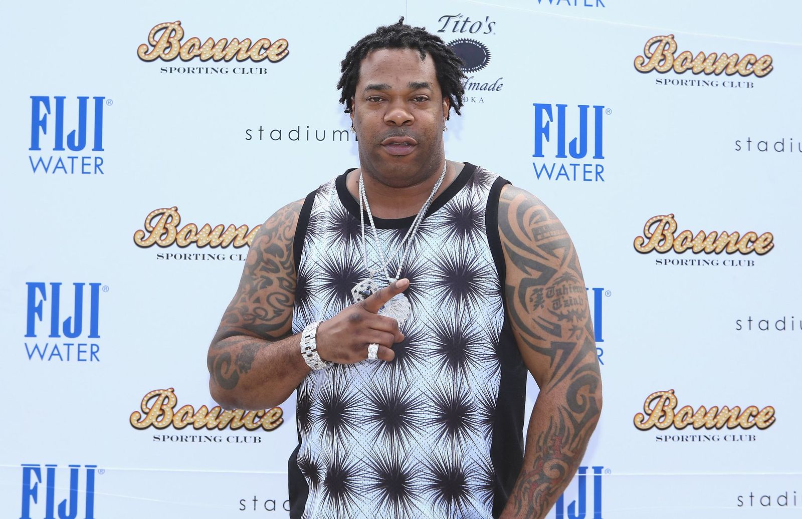 Busta Rhymes at the Bounce Sporting Club World Cup Viewing Party at Stadium Red on July 13, 2014 in Sag Harbor, New York. | Photo: Getty Images