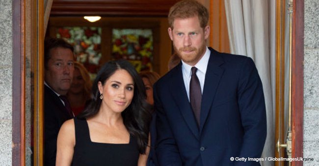 Meghan Markle stuns in little black dress during first international Royal trip 