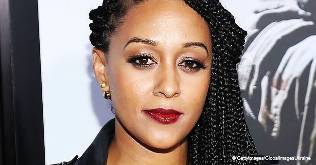 Tia Mowry shares picture of daughter in cute blue dress at 1 month old