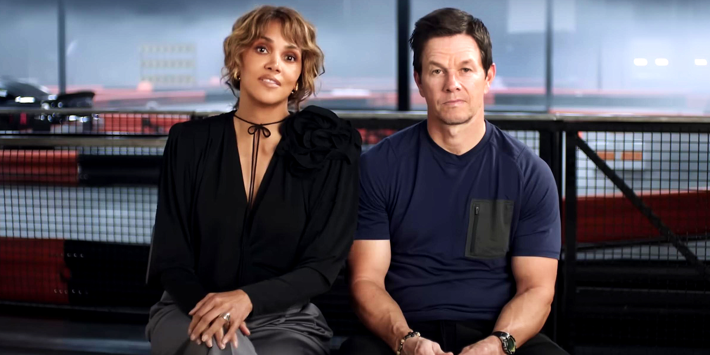 Halle Berry and Mark Wahlberg | Source: YouTube/@stillwatchingnetflix