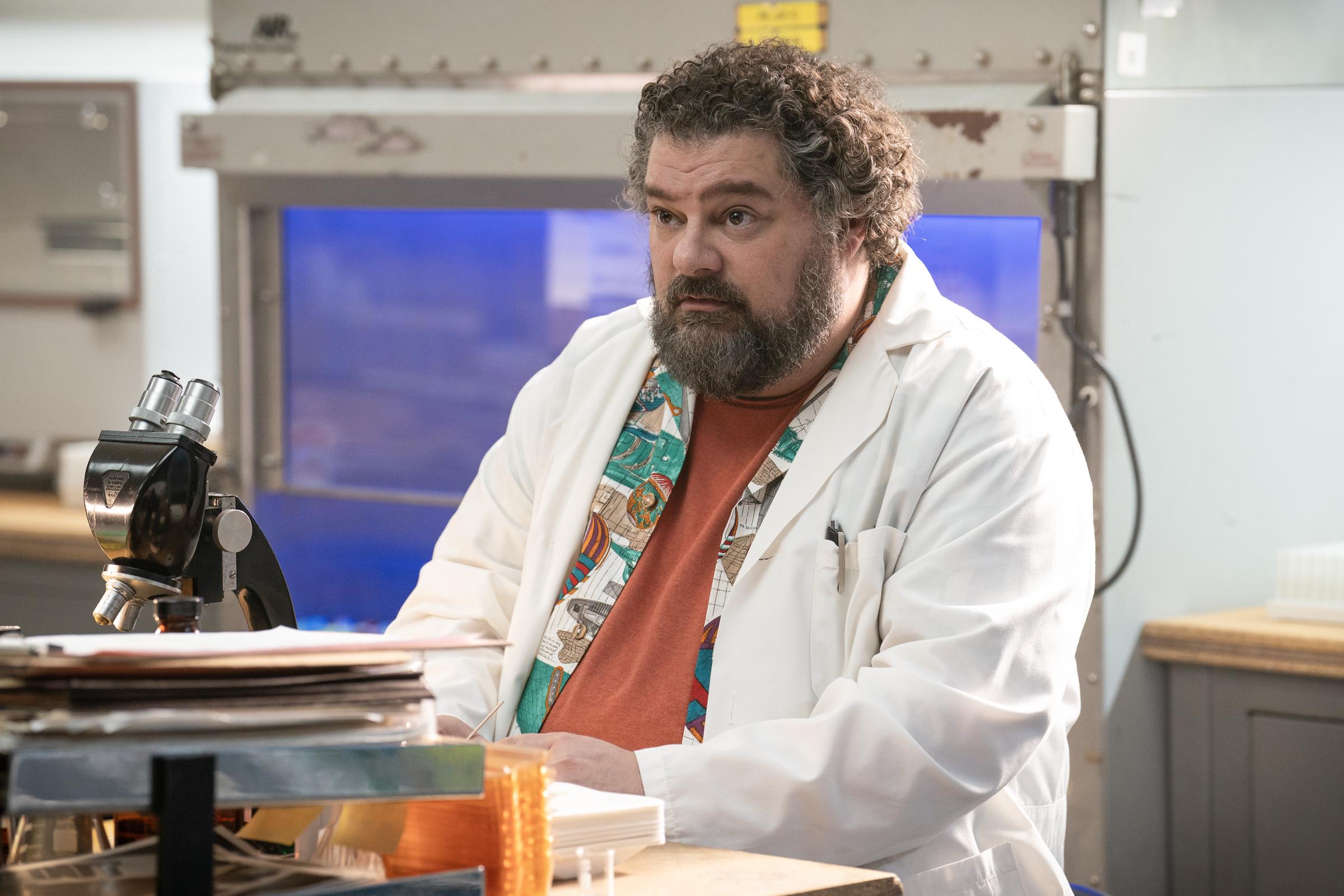 Bobby Moynihan on the set of "NCIS: Origins" in 2024. | Source: Getty Images