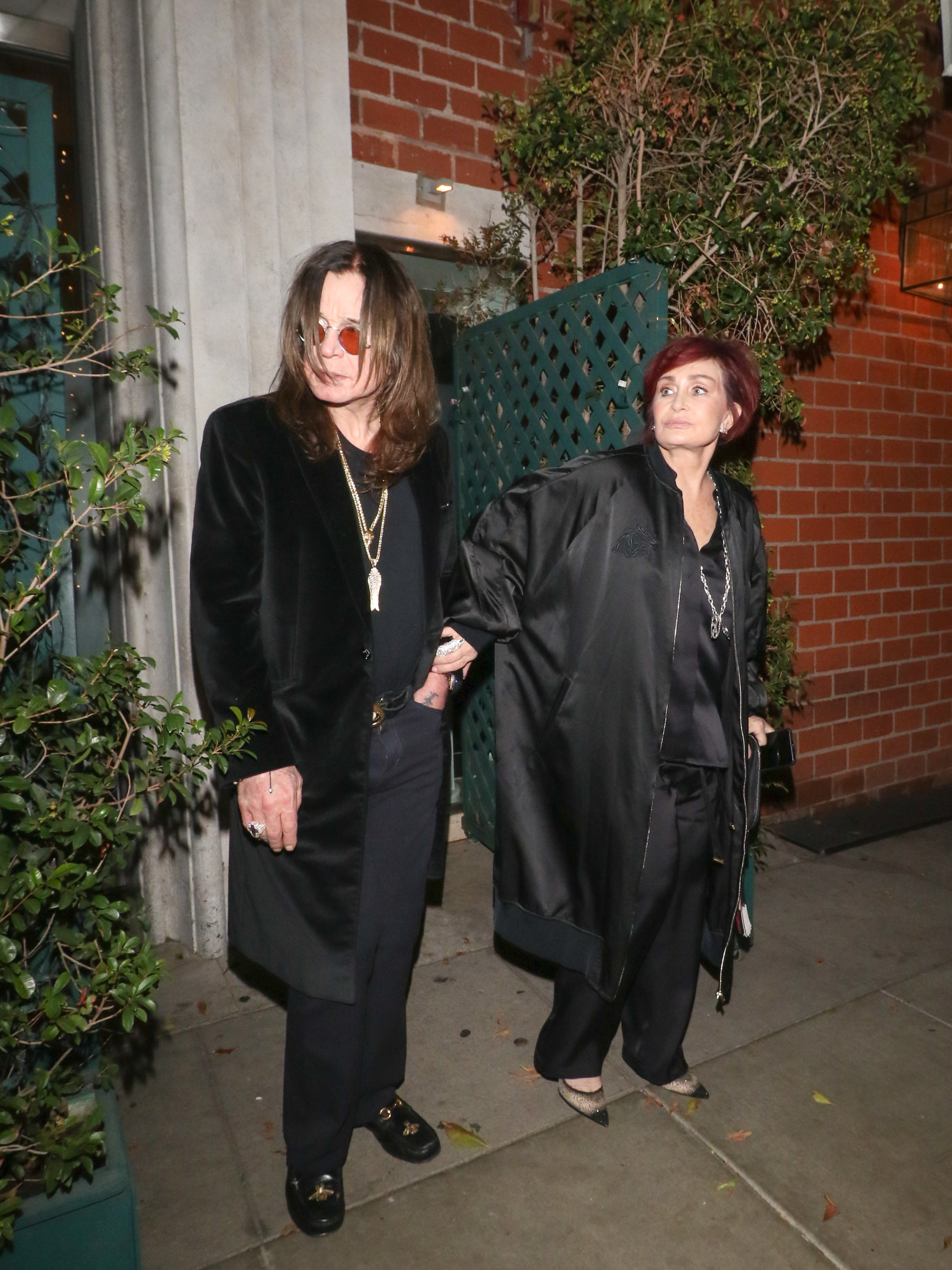 Sharon Osbourne and Ozzy Osbourne are seen on November 30, 2018 in Los Angeles, California | Source: Getty Images