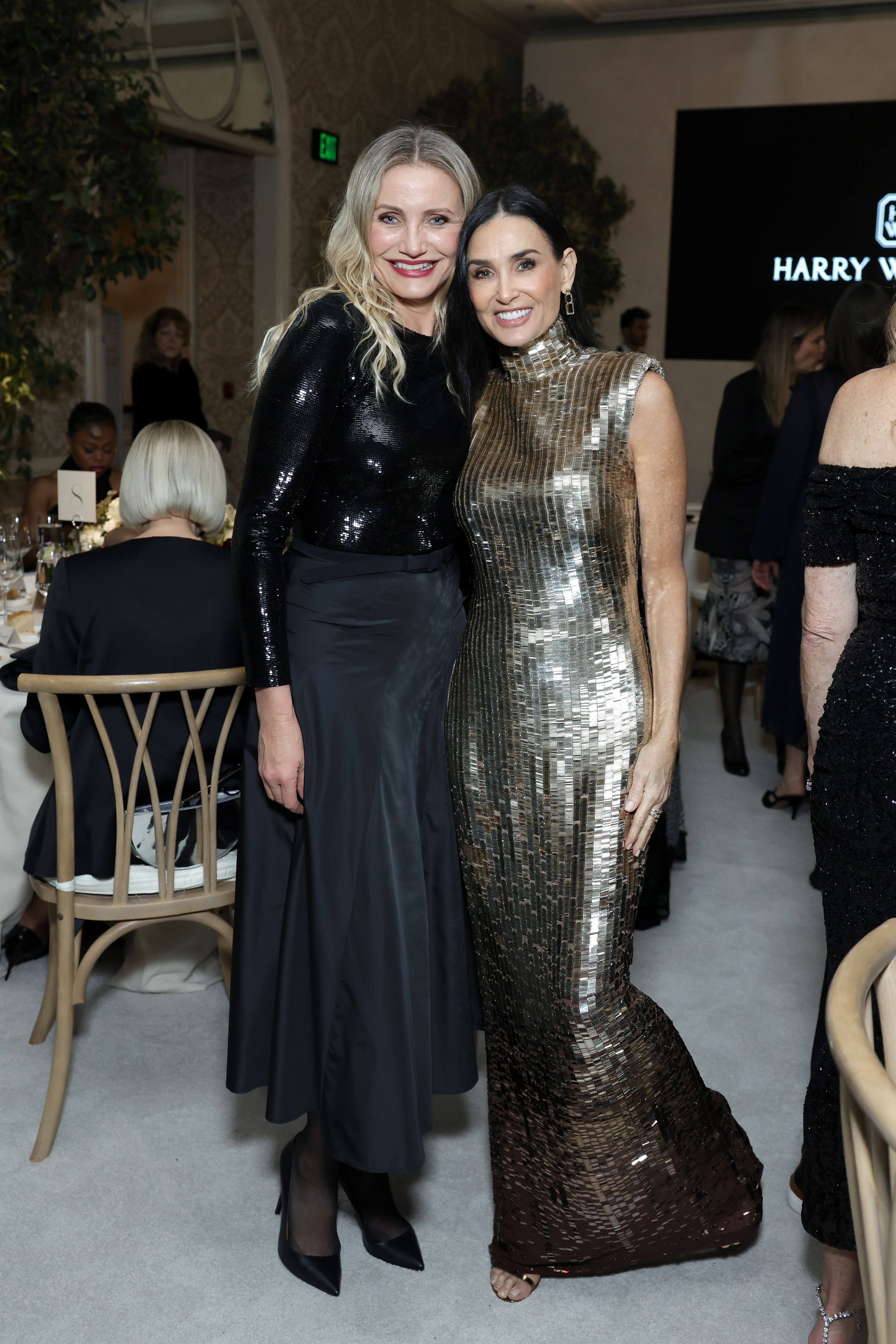 Cameron Diaz and Demi Moore on November 19, 2024, in Los Angeles, California | Source: Getty Images