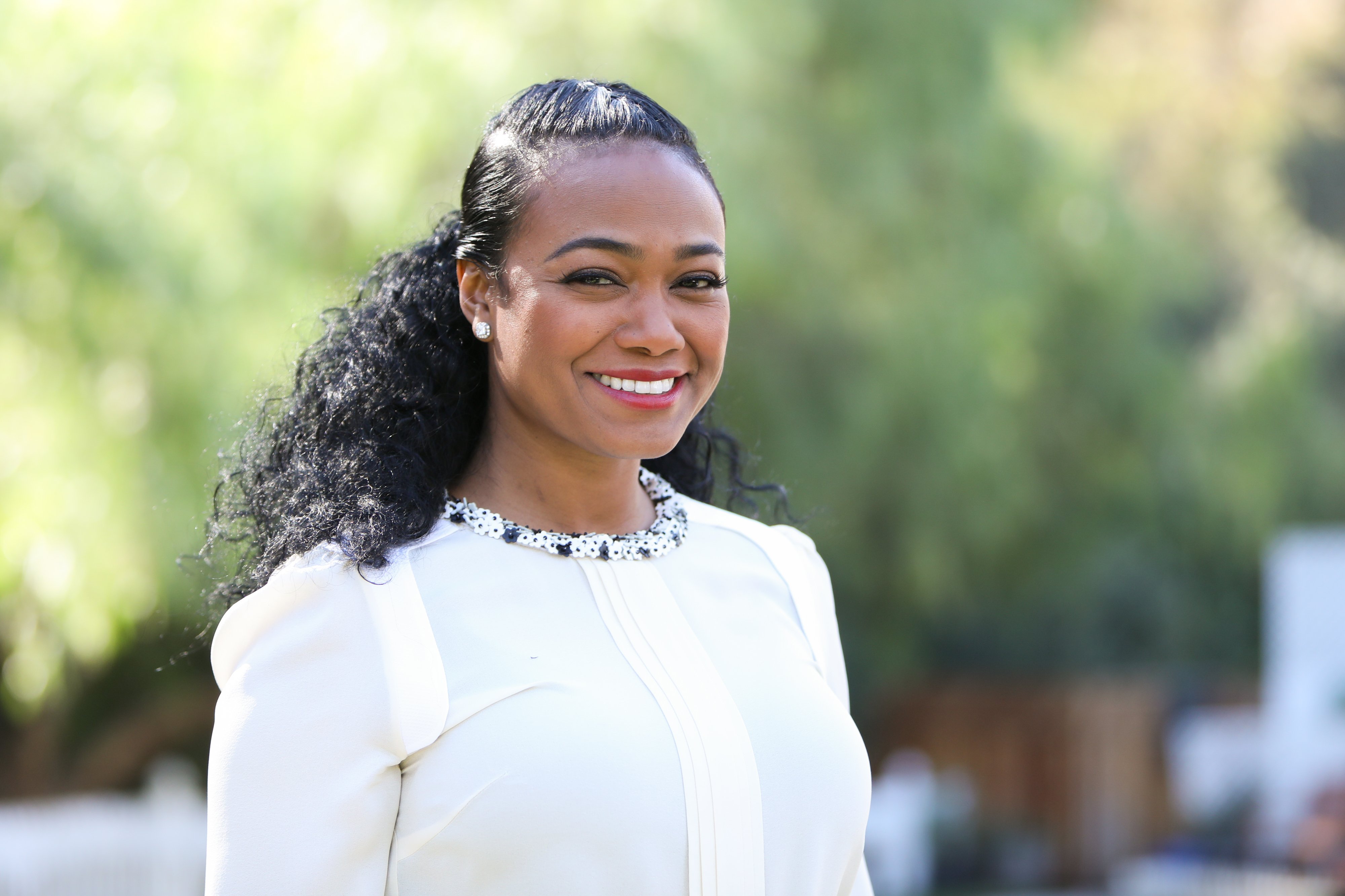 Tatyana Ali at Hallmark's "Home & Family" at Universal Studios Hollywood on November 13, 2018 in Universal City, California.|Source: Getty Images