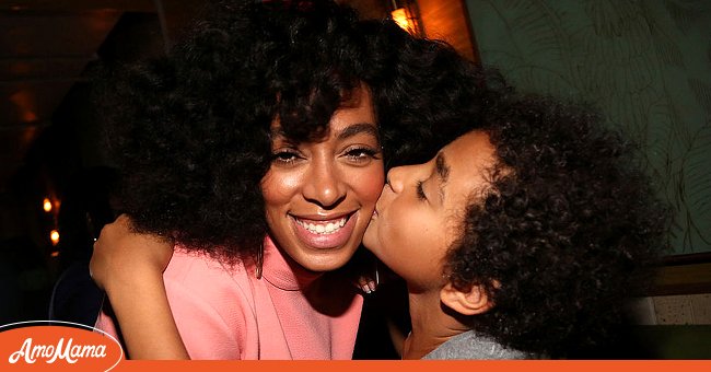 Solange and her son Daniel Julez J. Smith, Jr at the Solange and 14+ Foundation Partnership Party on May 4, 2014, in the Brooklyn borough of New York City | Photo: Getty Images