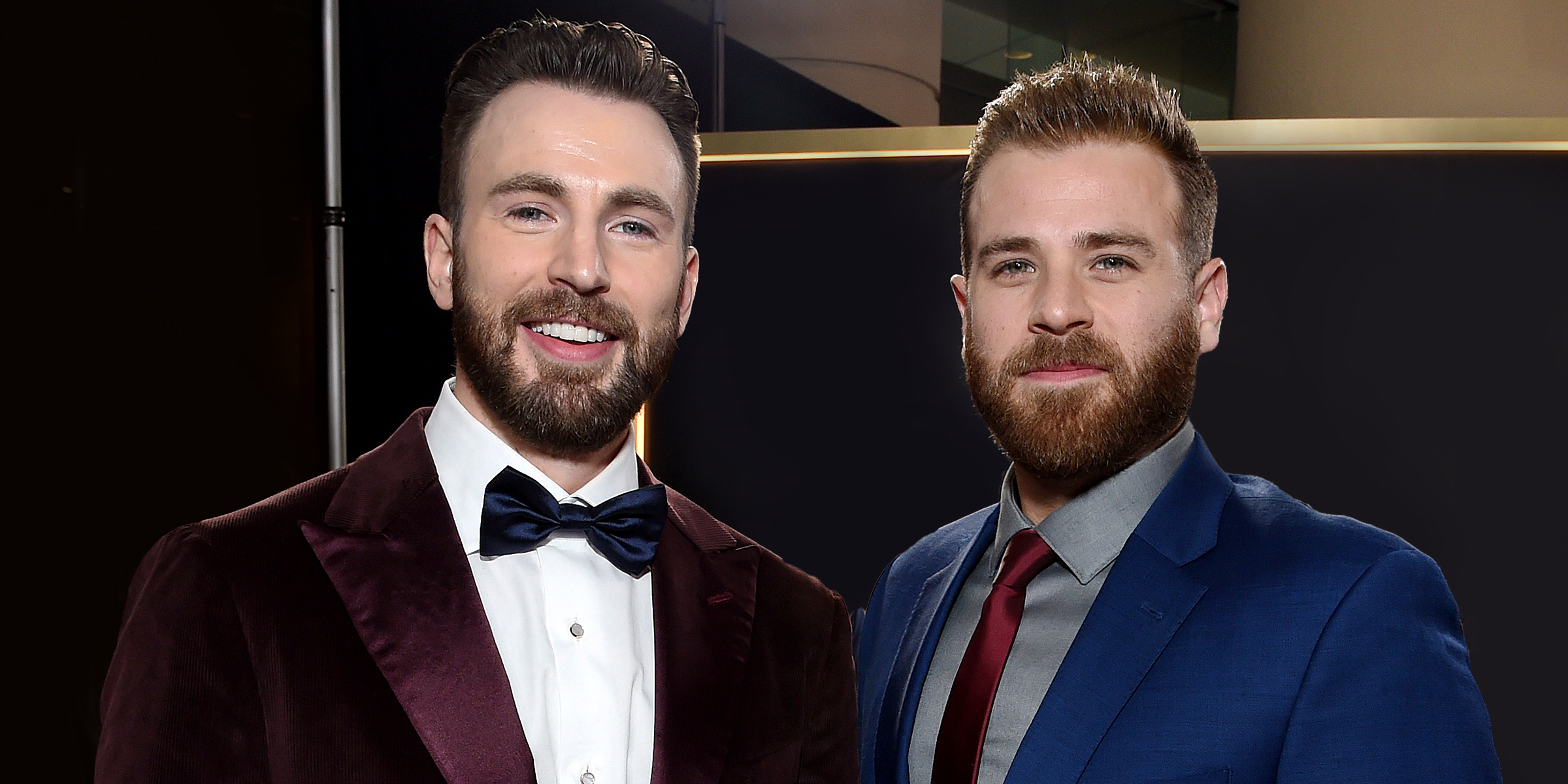 Chris and Scott and Evans | Source: Getty Images