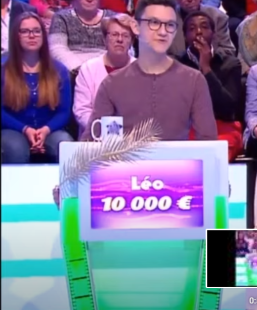 Le candidat Léo, prétendu prochain maître des "12 coups de midi" | Photo : YouTube/CHASSEUR D'ÉTOILE