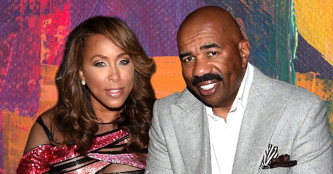 Steve Harvey's 3rd Wife Marjorie Flaunts Louis Vuitton Airplane Bag ...