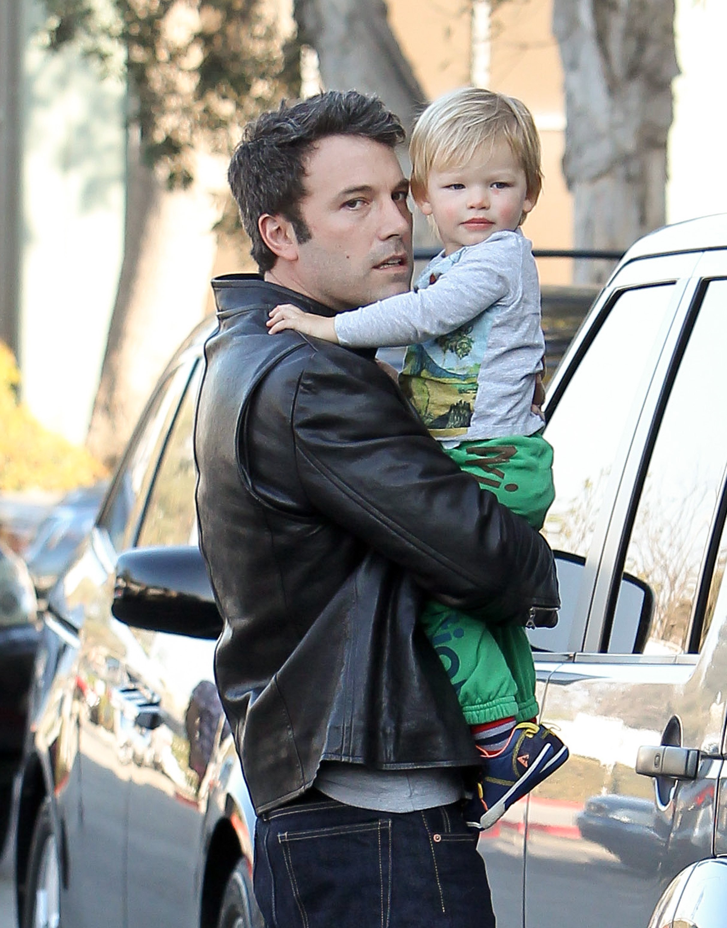 Ben and Samuel Affleck seen on November 9, 2013, in Los Angeles, California. | Source: Bauer-Griffin/FilmMagic/Getty Images
