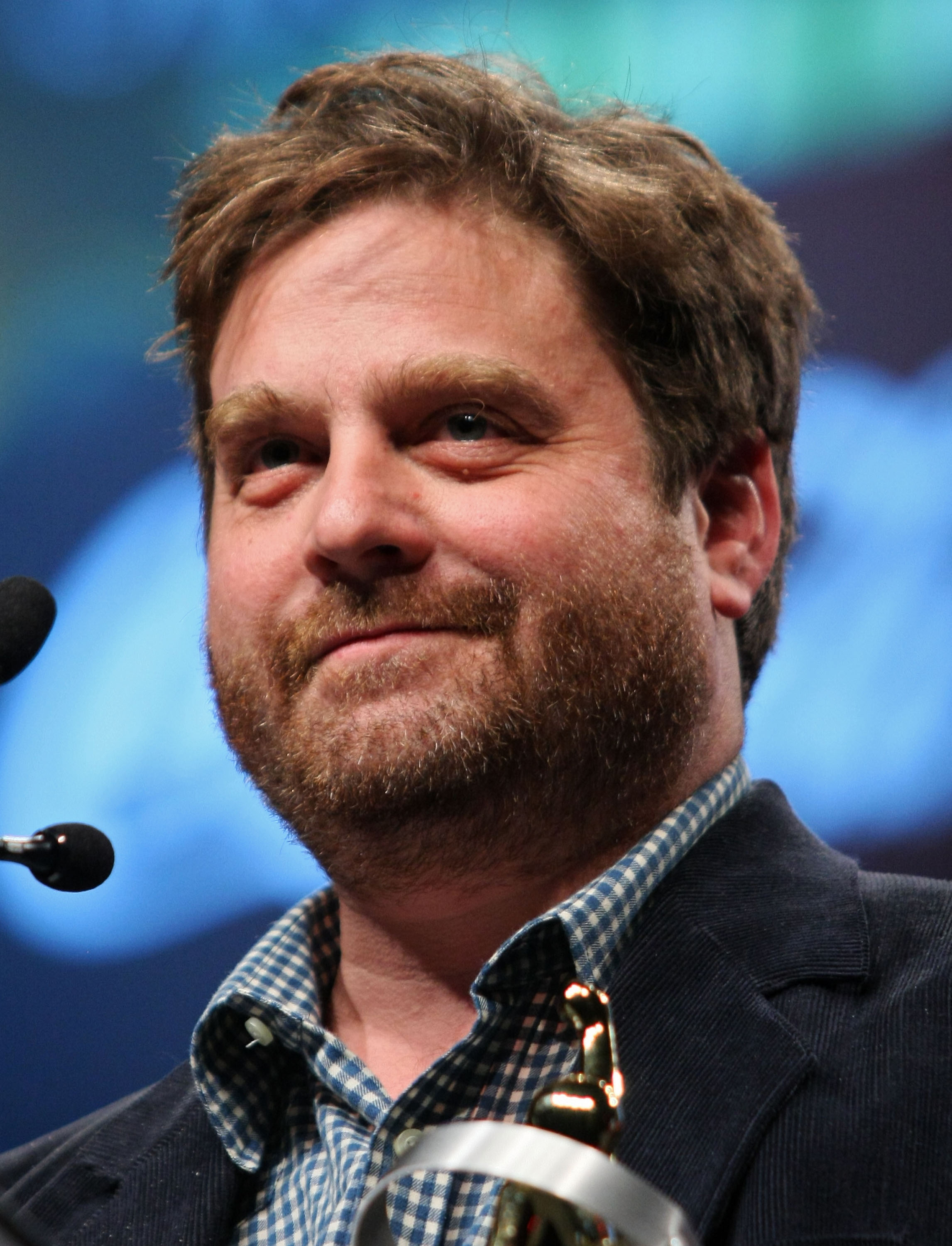 Zach Galifianakis before his weight loss, in 2010 | Source: Getty Images