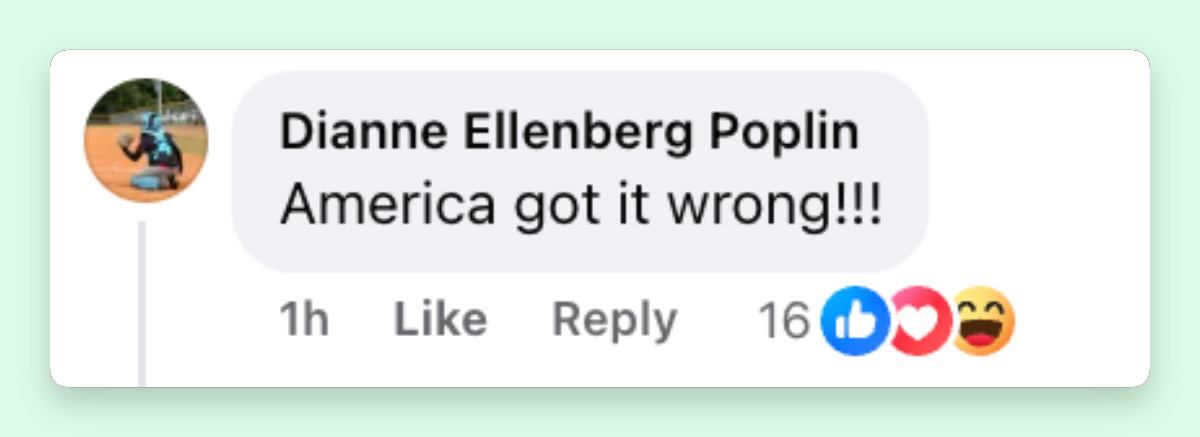 A netizen's comment after the results of the "American Idol" Season 24 winner were announced | Source: Facebook/CountryMusicNation