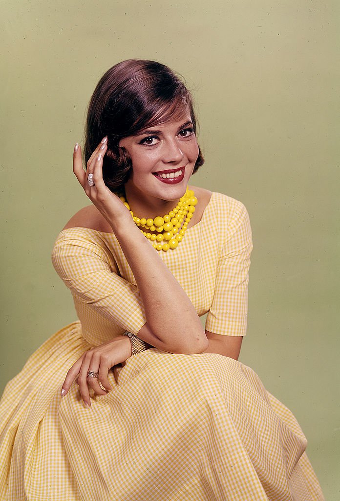 Natalie Wood in the Daily News color studio on August 21, 1956 | Photo: Getty Images