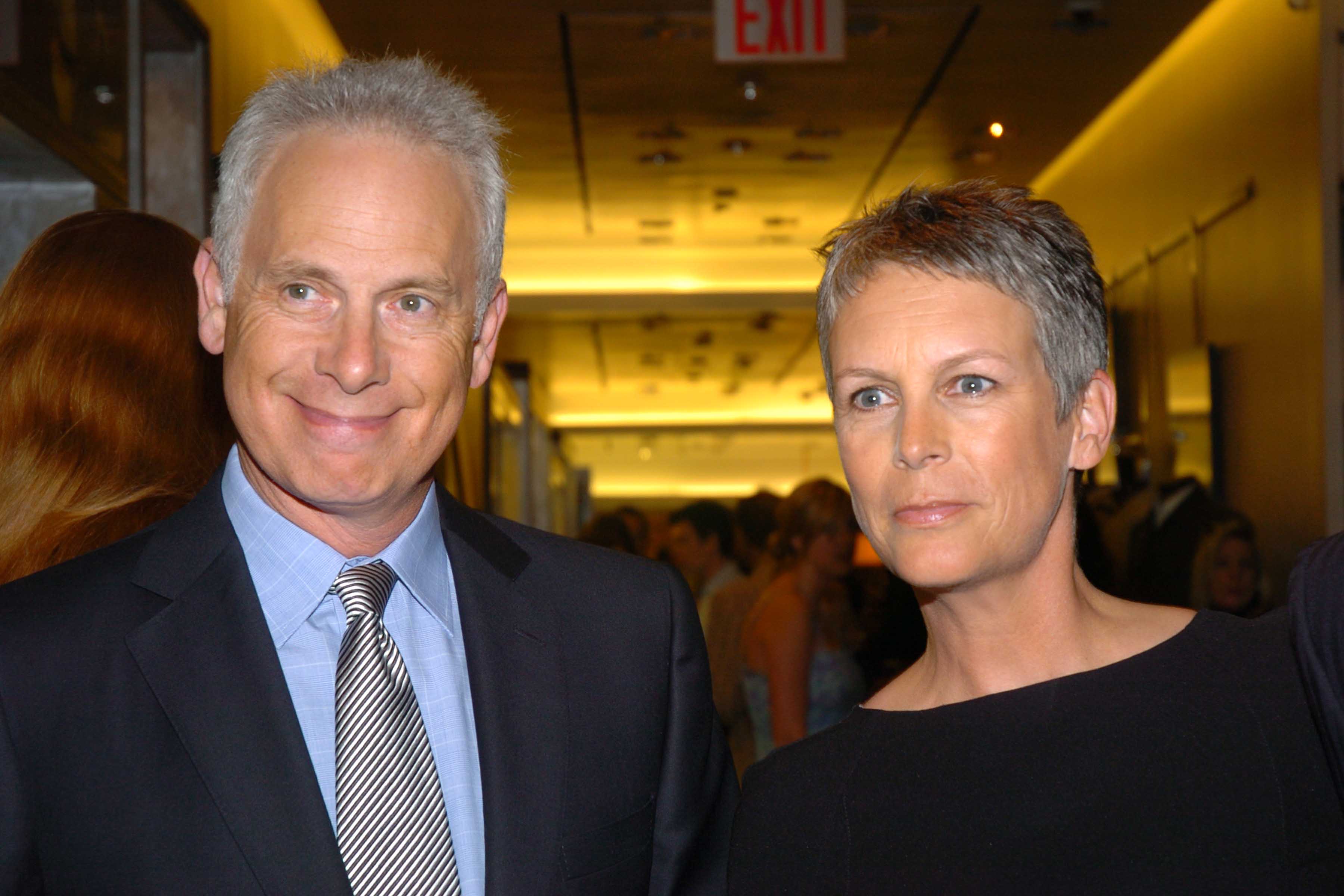 Christopher Guest and Jamie Lee Curtis attend Alfred Dunhill and MoMA Host Cocktail Reception to Celebrate Christopher Guest's Opening at Alfred Dunhill on April 8, 2005, in New York City. | Source: Getty Images