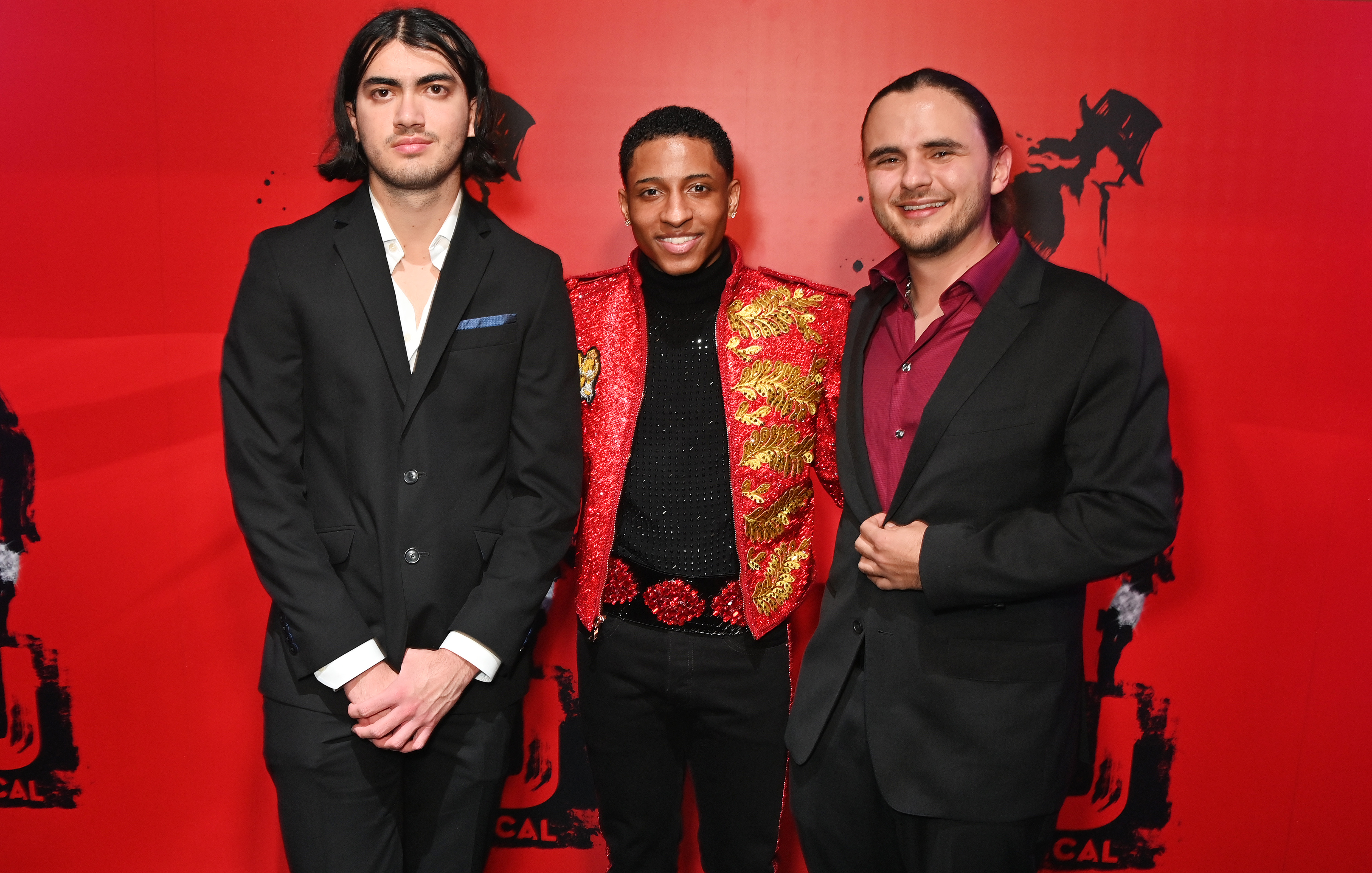 Bigi Jackson, Myles Frost, and Prince Jackson attend the press night after party for "MJ: The Musical" on March 27, 2024 | Source: Getty Images