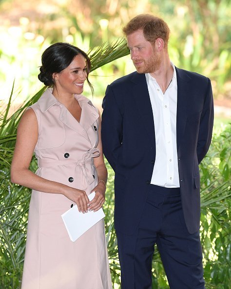 Meghan, Duchess of Sussex and Prince Harry, Duke of Sussex during their royal tour of South Africa on October 02, 2019 in Johannesburg | Photo: Getty Images