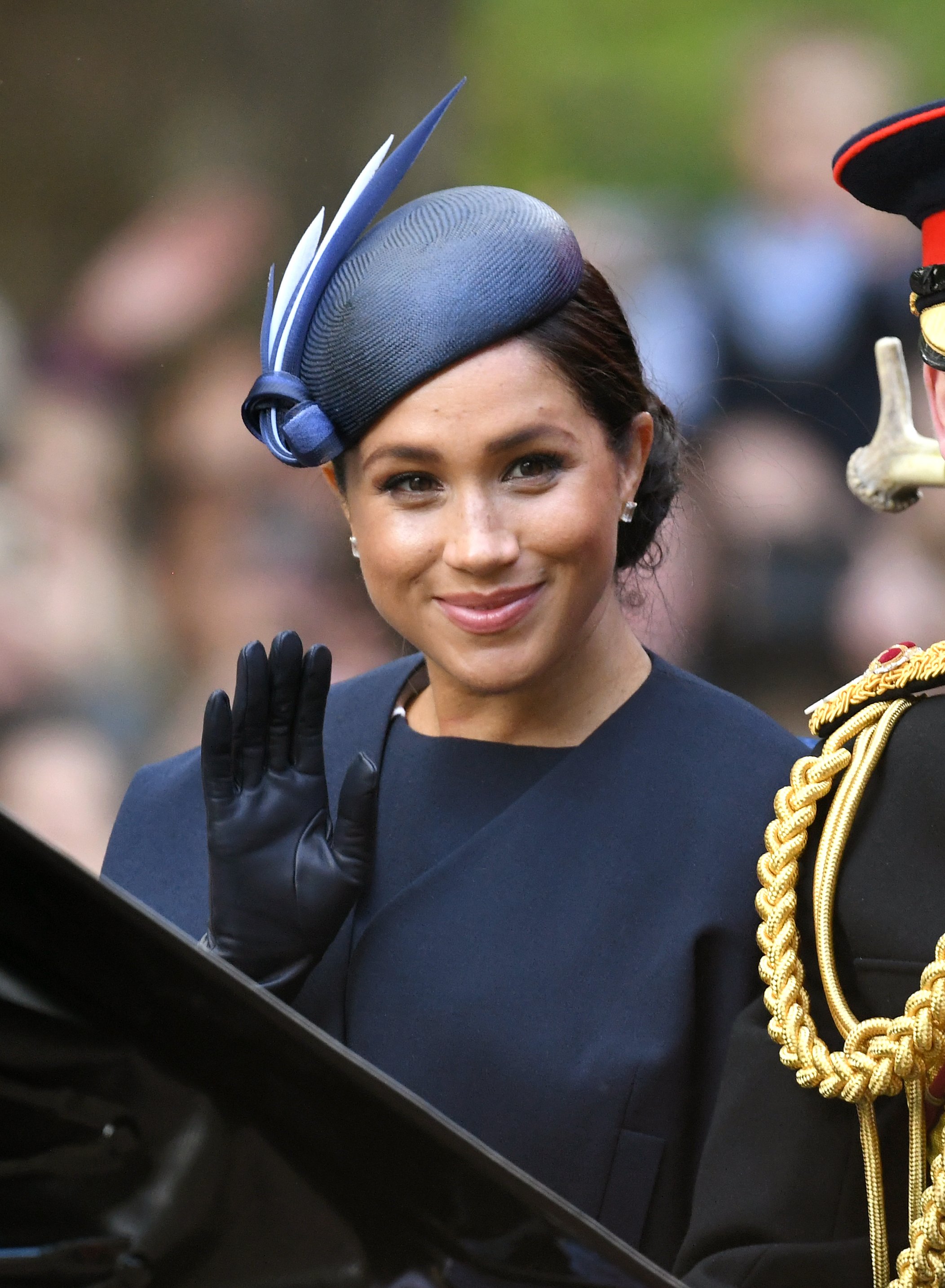 Meghan Markle attends Trooping The Colour, the Queen's annual birthday parade, on June 08, 2019 in London, England | Source: Getty Images 