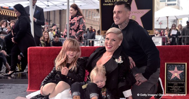 Pink Shares Sweet Photo with Her Two Kids and They've Grown so Big