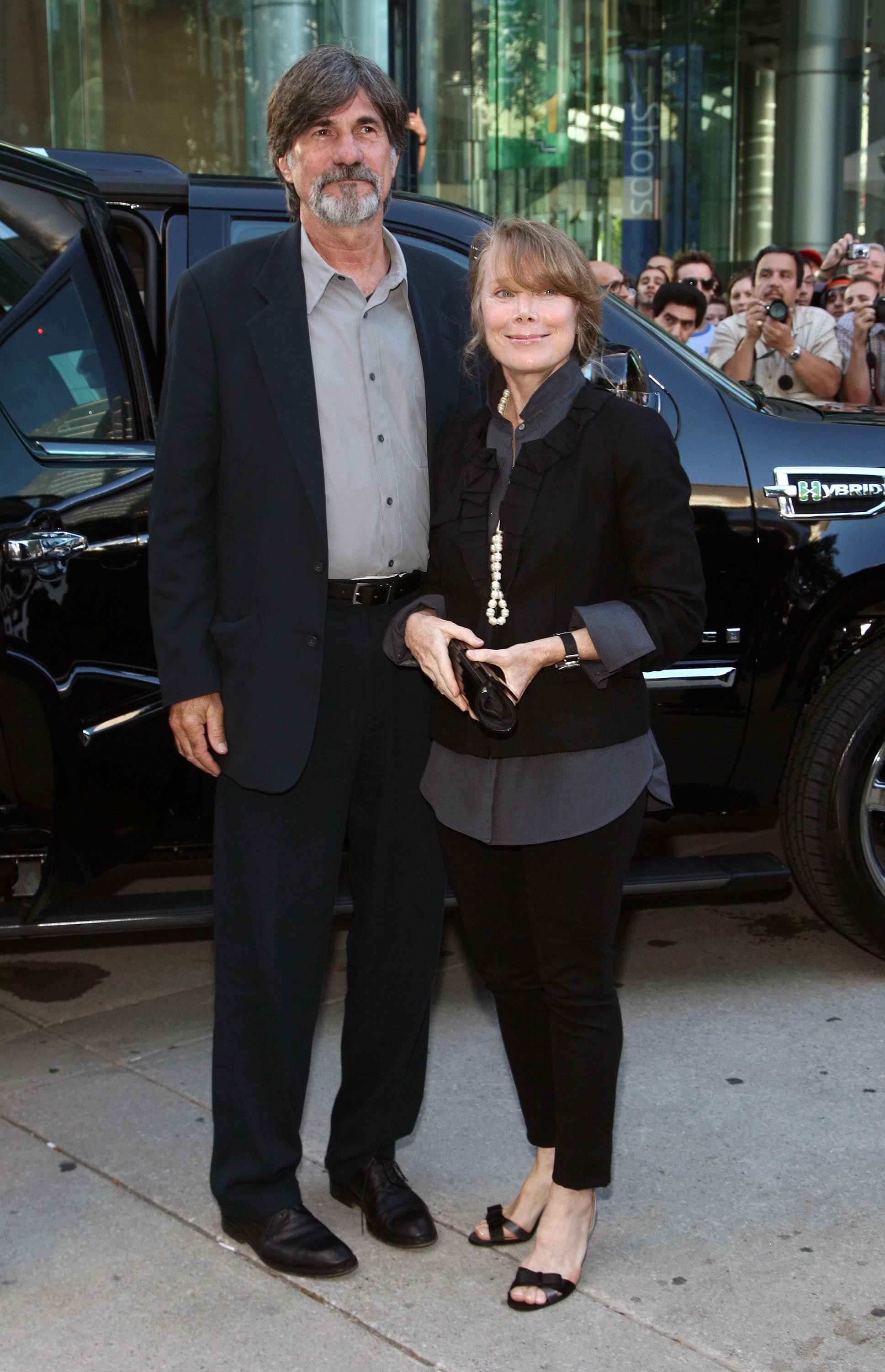 Sissy Spacek and husband Jack Fisk arrive at the ""Get Low" screening during the 2009 Toronto International Film Festival. | Source: Getty Images.