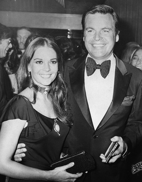 Natalie Wood and Robert Wagner, arriving at the premiere of the film 'The Godfather', London, August 24,1972. | Source: Getty Images.