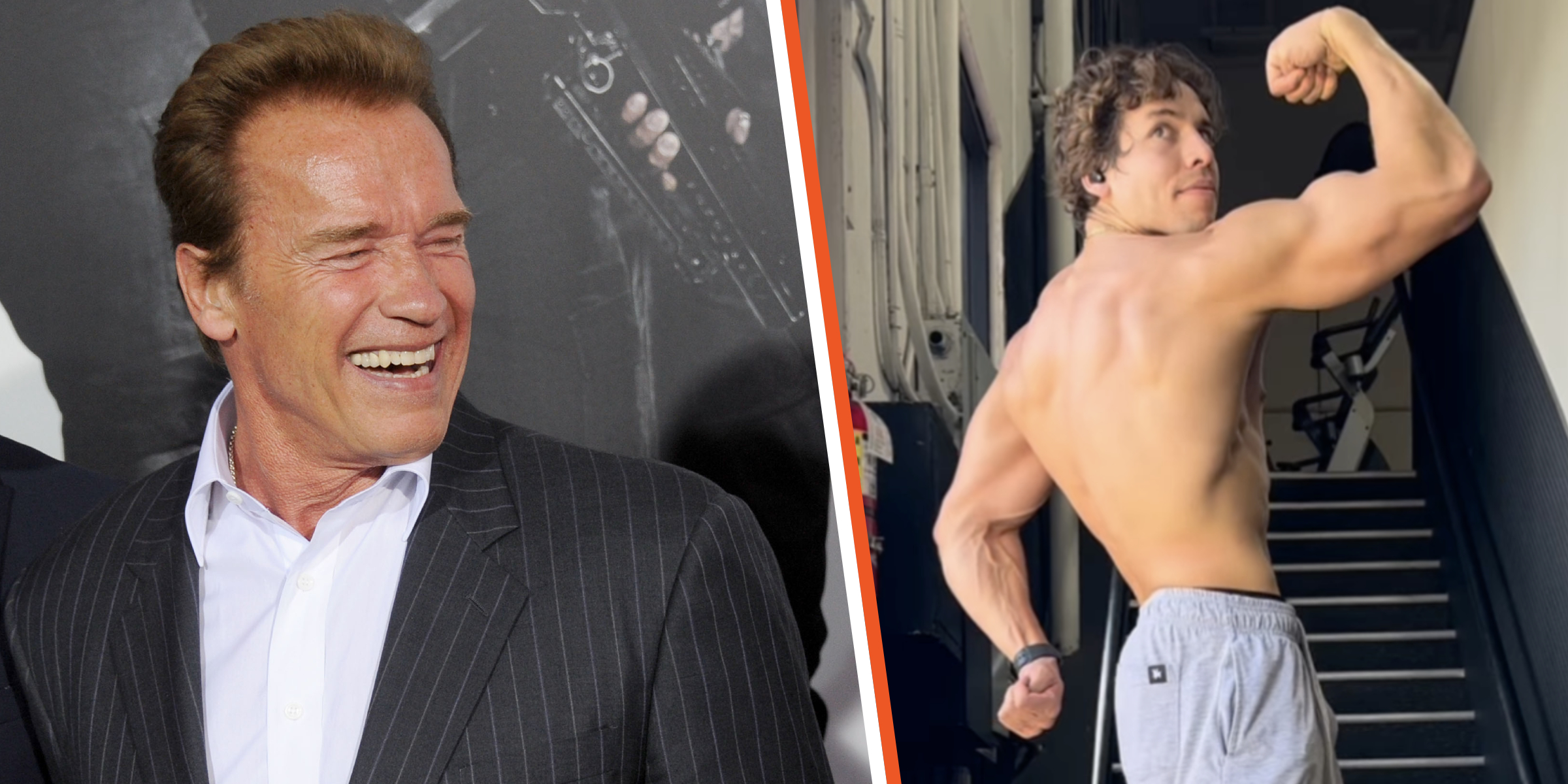 Arnold Schwarzenegger (L) and Joseph Baena (R) | Source: Getty Images | instagram.com/joebaena