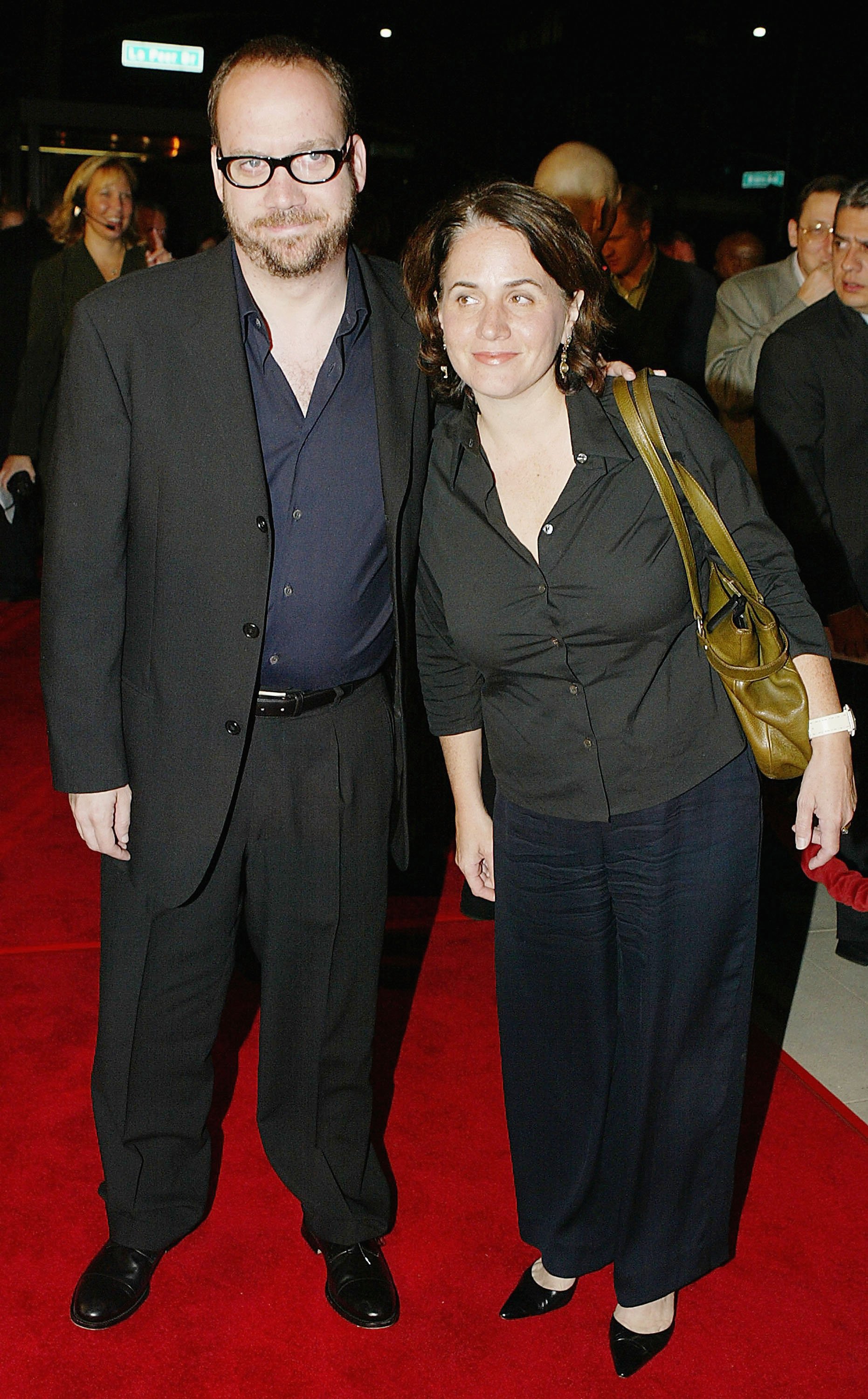 Paul Giamatti and Elizabeth Giamatti during the premiere of "Sideways" at the Academy of Motion Picture and Sciences on October 12, 2004, in Los Angeles, California. | Source: Getty Images