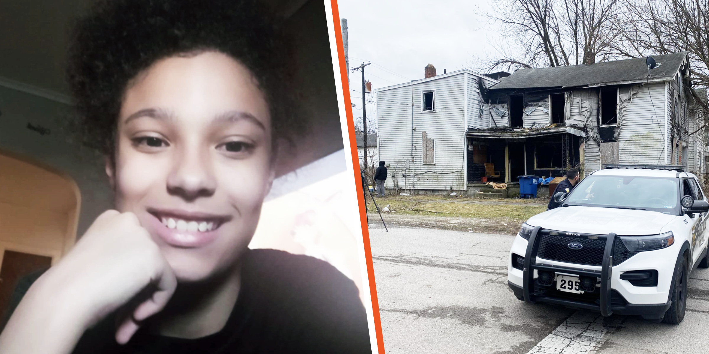 Keimani Latigue | The abandoned house where her body was found | Source: Facebook/wtol11 | Facebook/AlexisMeans13abc