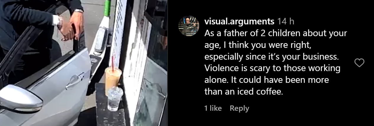 Screenshot of a user's comment | Source: instagram.com/emmxxss