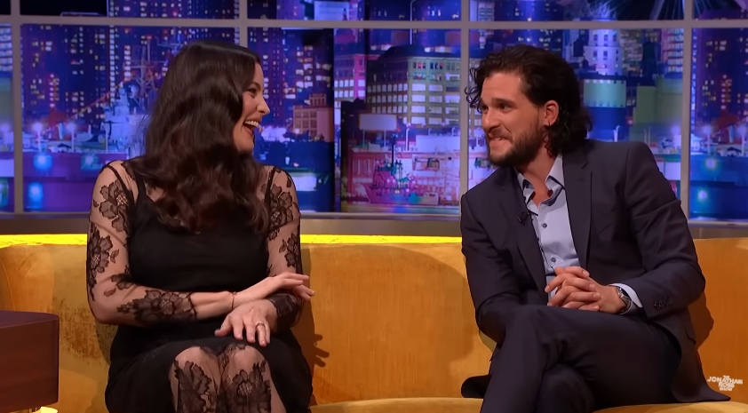 Kit Harington smiled as the conversation turned to the prank's aftermath, revealing that Rose Leslie had warned him that if he ever pulled another April Fools' joke on her, "that would be it" — "and I think that's marriage included." | Source: YouTube/The Jonathan Ross Show