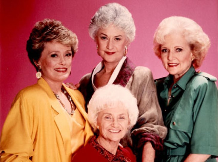 "Golden "Girls" stars Rue McClanahan, Bea Arthur, Betty White, and Estelle Getty pose together | Photo: Flickr