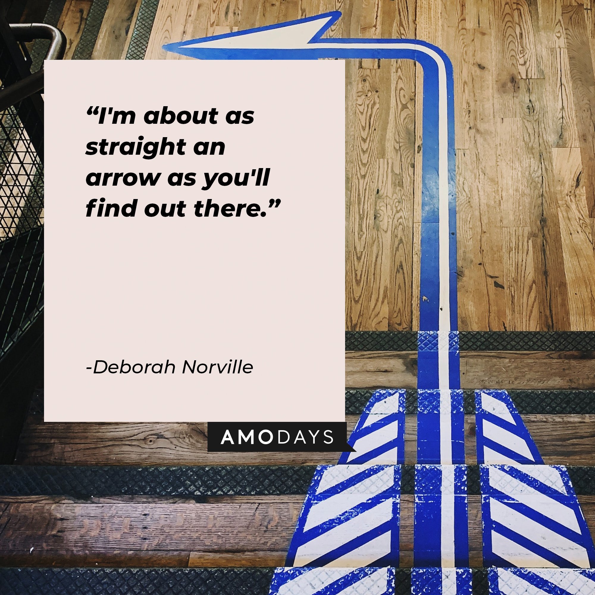  Deborah Norville’s quote: “I'm about as straight an arrow as you'll find out there.” | Image: AmoDays