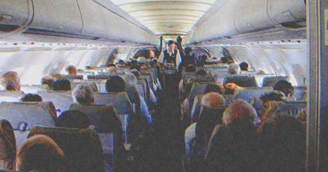 An airplane full of people | Source: Shutterstock
