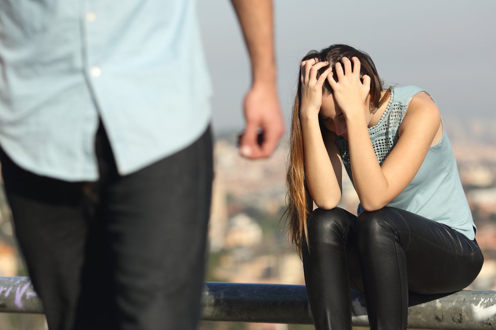 Pareja que está molesta. | Foto: Shutterstock.