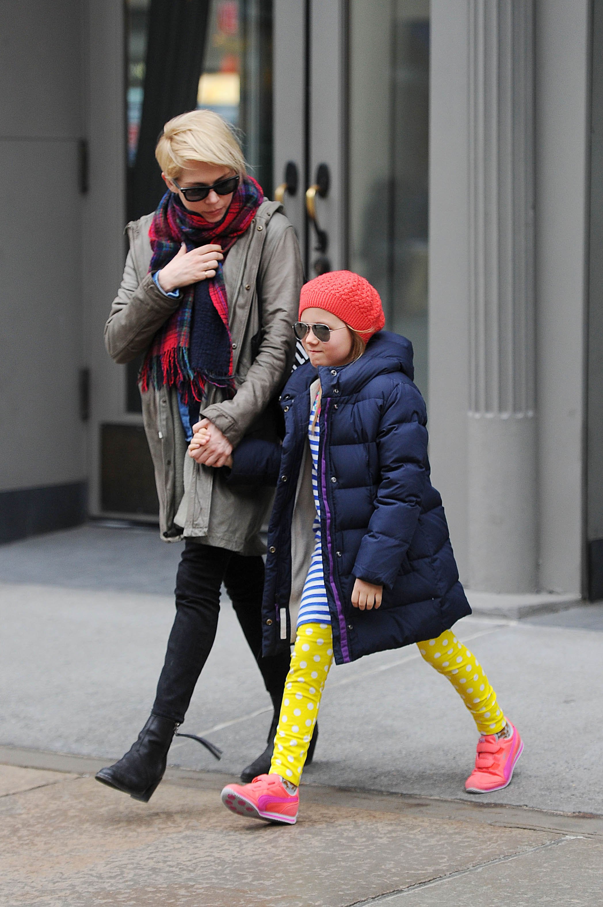 Michelle Williams and her daughter Matilda in New York in 2013. | Source: Getty Images