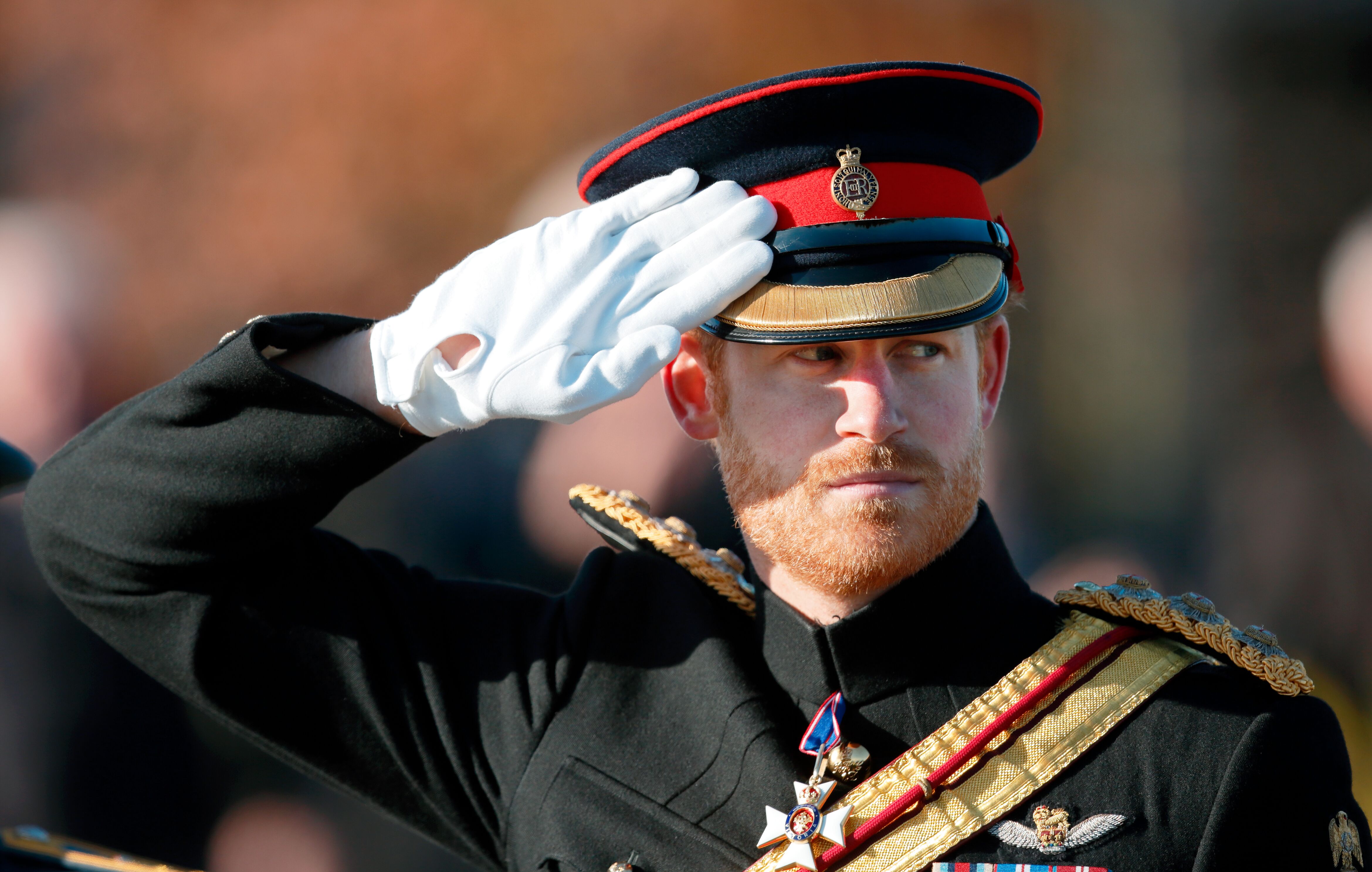 Prince Harry attends the Armistice Day Service at the National Memorial Arboretum on November 11, 2016 in Alrewas, England | Photo: Getty Images