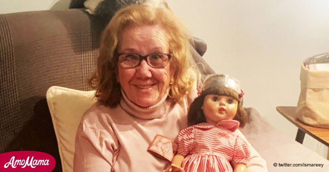 Emotivo instante en que abuela recibe el regalo que deseó por 71 años