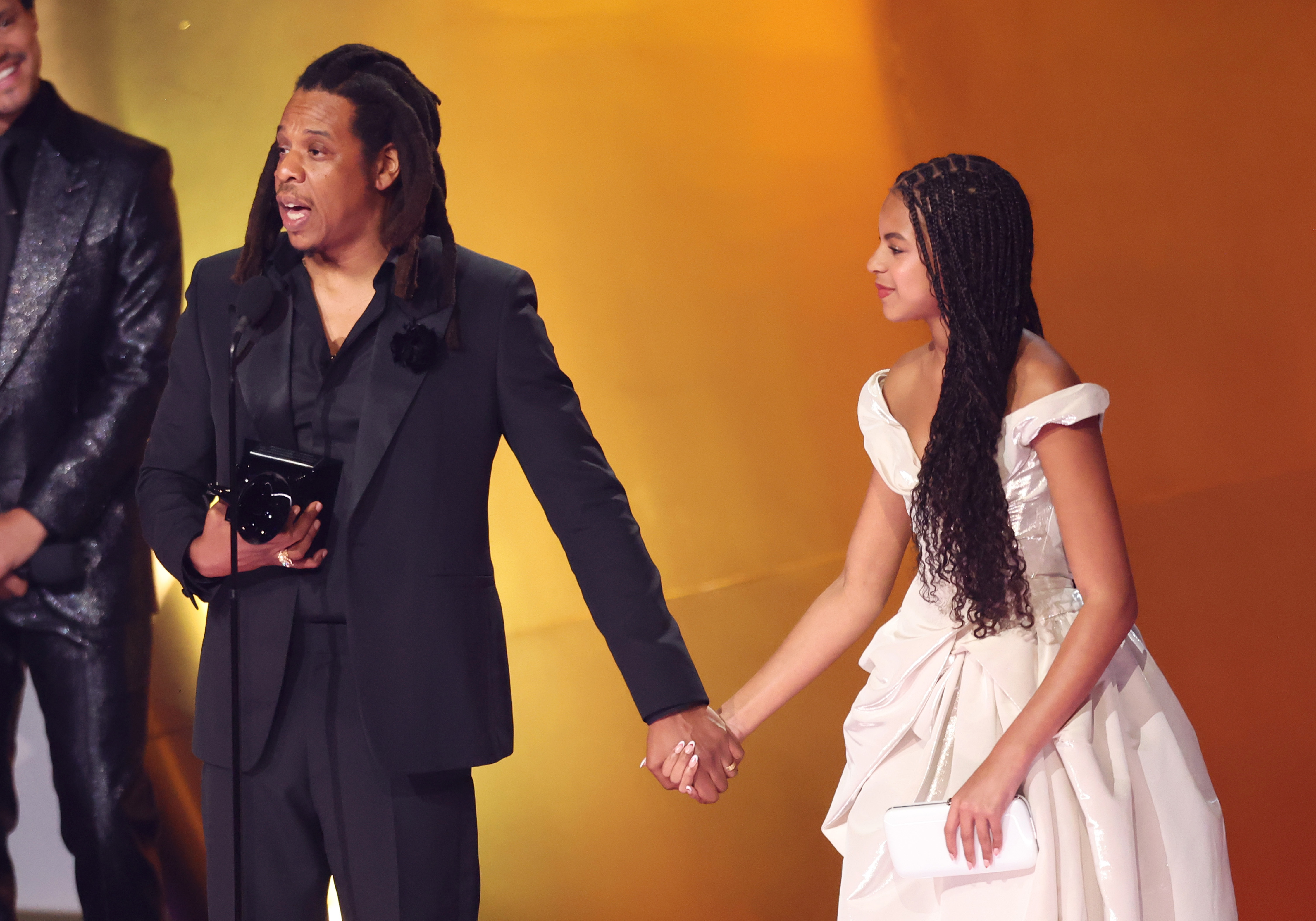 Jay-Z and Blue Ivy Carter at the 2024 Grammy Awards. | Source: Getty Images