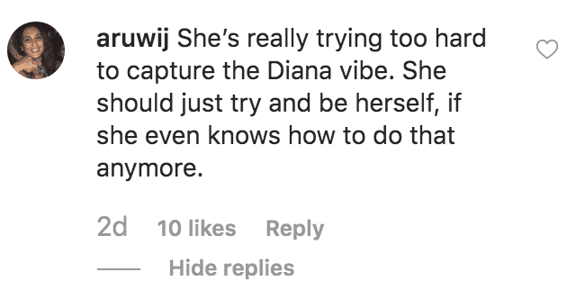 Fan comment's on a picture of Prince Harry arriving with Meghan Markle and Prince Archie in South Africa, saying the Prince and his son look alike, saying Meghan is trying to copy Princess Diana | Source: instagram.com/dailymail