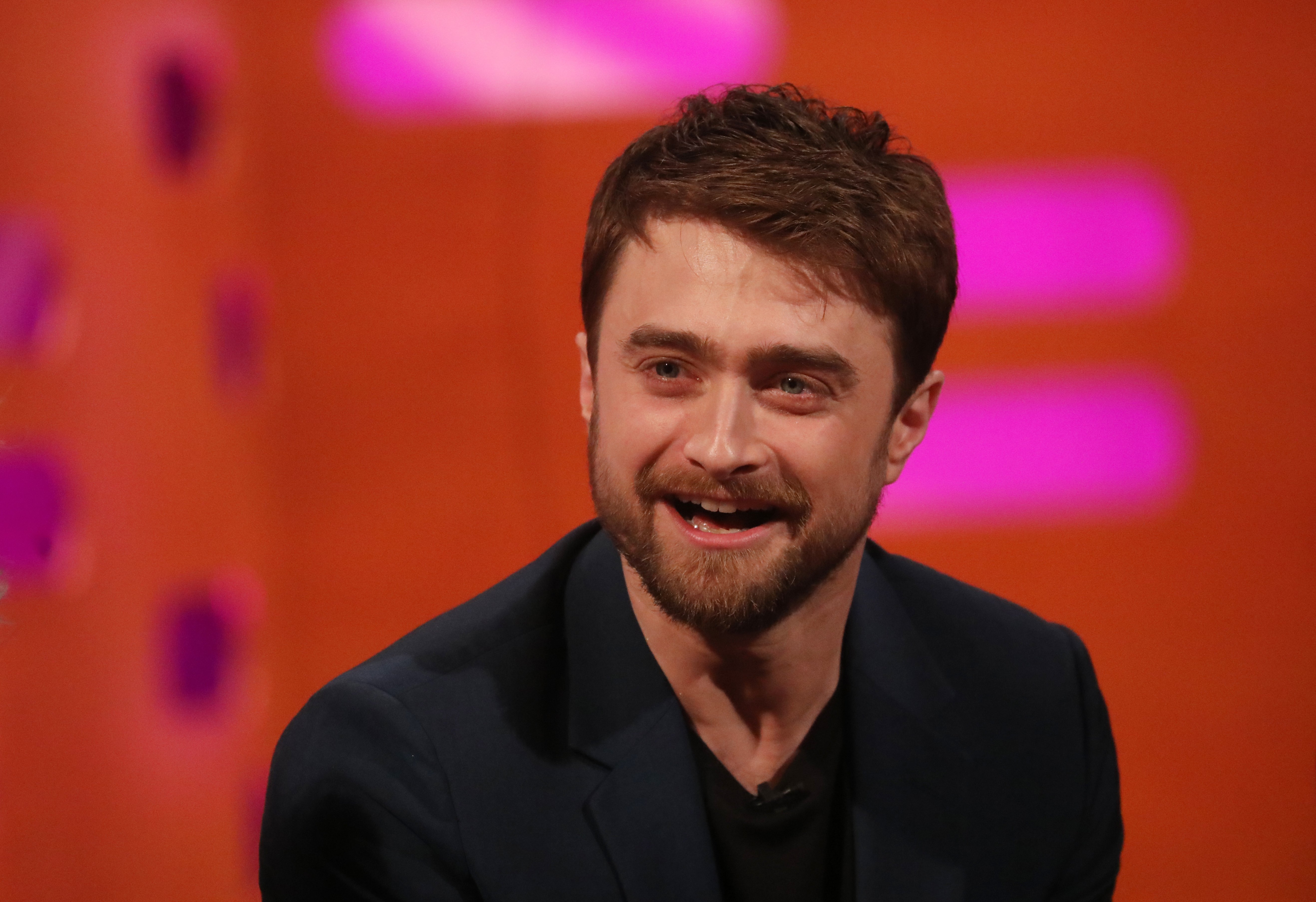 Daniel Radcliffe at the "Graham Norton Show" on January 9, 2020, in Wood Lane, London. | Source: Getty Images