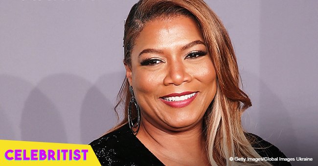 Queen Latifah cuts a slimmer figure in black while dancing with Pepa of 'Salt-N-Pepa'